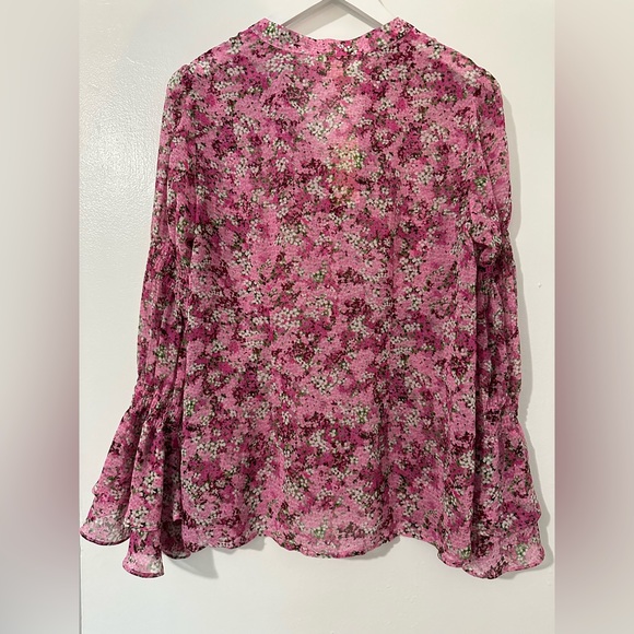 BNWT Michael Kors floral blouse - Picture 2 of 2